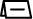 Symbol einer Tischkarte auf weißem Hintergrund